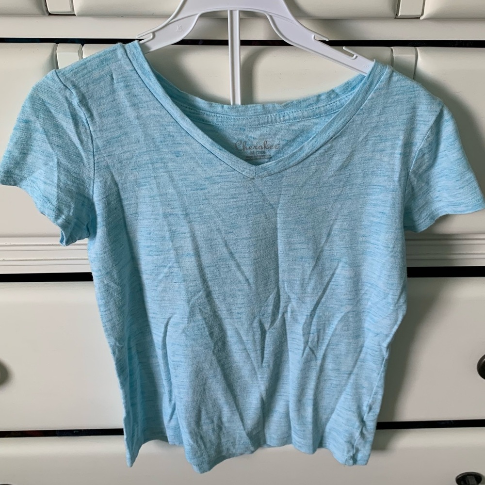 Cherokee size 7/8 girls blue top!